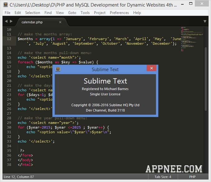Sublime Text 2.x, 3.x 破解许可 Universal License Keys collection for Win, Mac & Lin