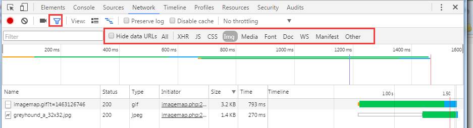Chrome 开发工具 (Chrome Developer Tools)：Network Panel说明