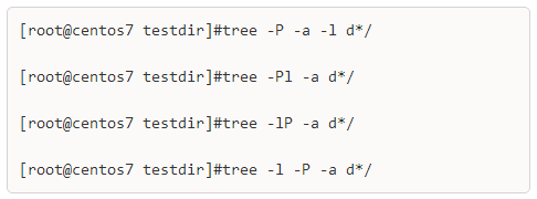 linux下tree指令的用法, 树状图列出目录, 树状图逐级列出目录