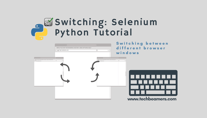 Python: Selenium多窗口之前的切换, webdriver窗口切换