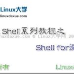 Linux Shell脚本入门教程系列之（十）Shell for循环