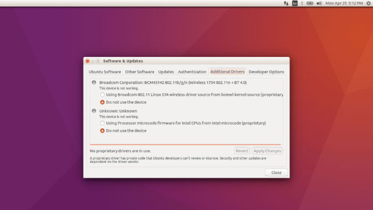 broadcom bcm4360 ubuntu 16.04 driver