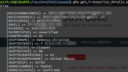 PHP: 获得PayPal Transaction信息，payment 信息（GetTransactionDetails API）, PHP paypal nvp