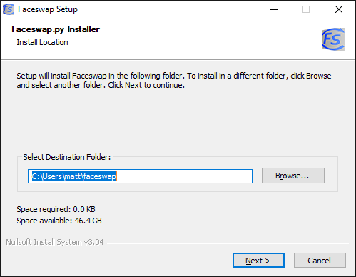 Windows AI视频换脸软件, Windows 安装Deepfakes软件, Windows安装Faceswap指南, [Guide] Windows Install Guide: Installer Method