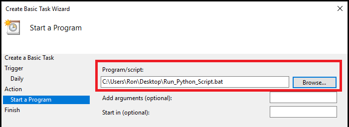 Windows 定时任务管理, Windows 定时执行程序, Windows 调用 Python 脚本, How to Schedule Python Script using Windows Scheduler