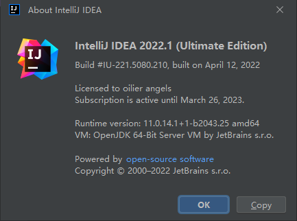 IntelliJ IDEA 2022.1永久破解激活教程, Intellij IDEA 破解, IntelliJ IDEA2022.1 最新激活破解教程, 。亲测有效