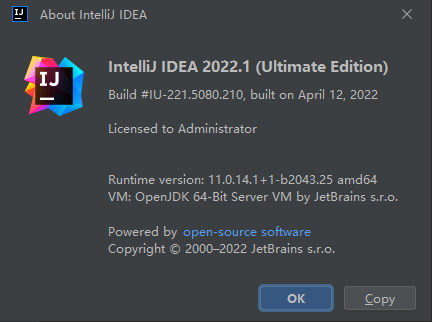 IntelliJ IDEA 2022.1永久破解激活教程, Intellij IDEA 破解, IntelliJ IDEA2022.1 最新激活破解教程, 。亲测有效