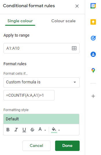如何筛选 Google 表格中的重复项, How to Highlight Duplicates in Google Sheets [Step-by-Step]