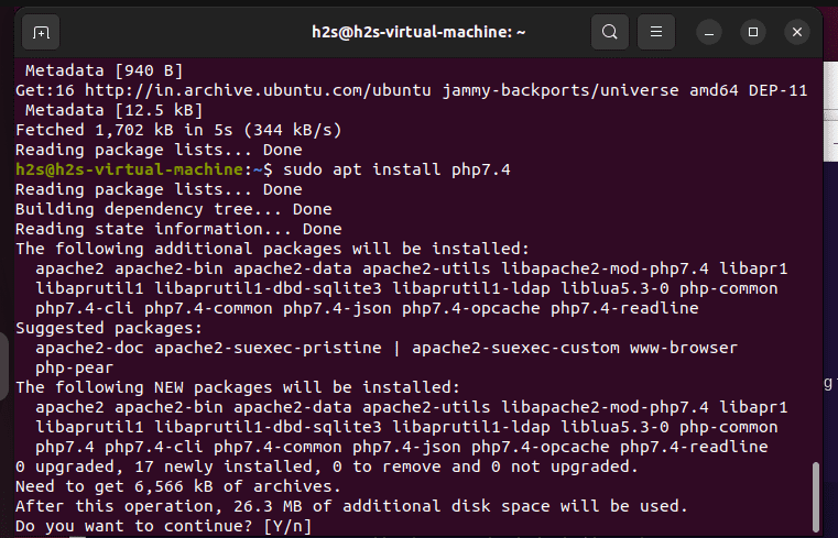 升级到Ubuntu22之后运行 php7.4 , php7.4 in my Apache in Ubuntu 22, Tutorial Install and Configure PHP on Ubuntu 22.04,tu 22.04 run php7.4